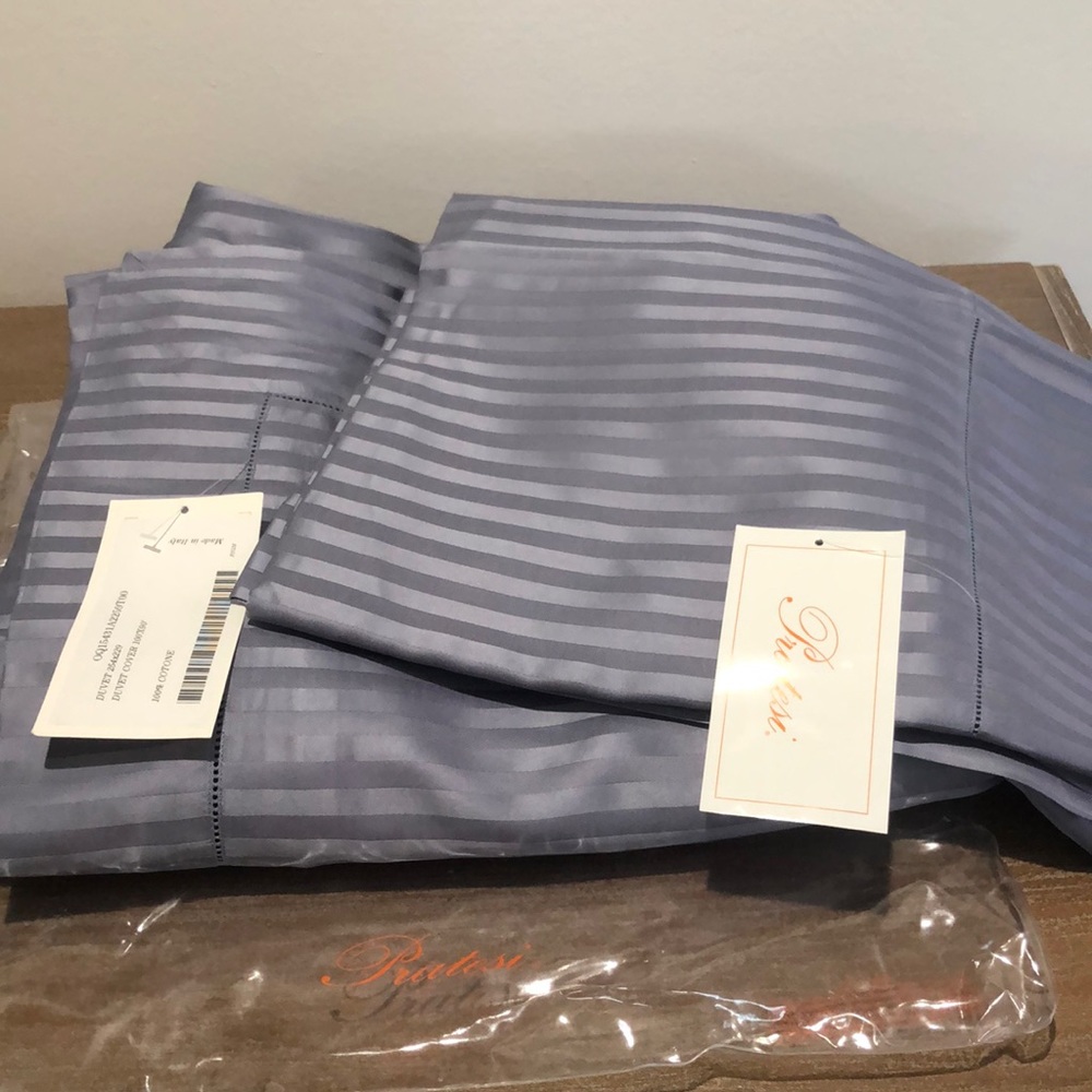 Pratesi *New King Duvet Cover + 2 pillow shams